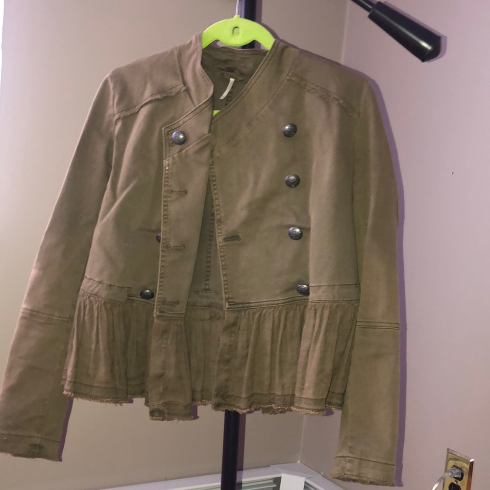 Free People small military style jacket
